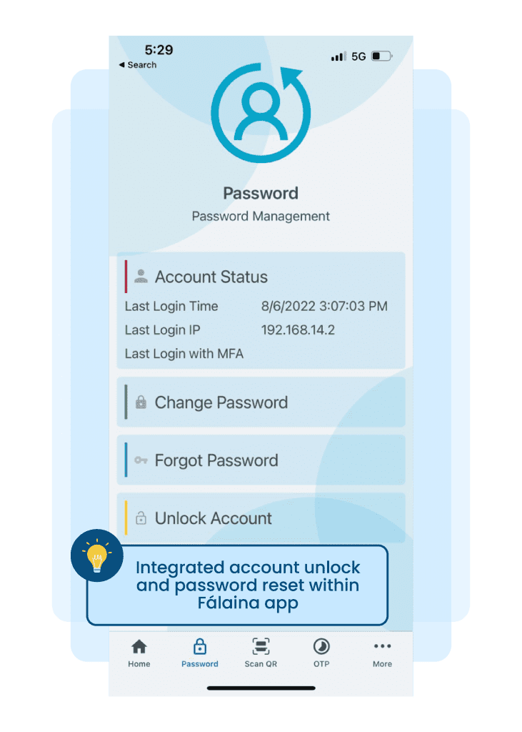 MFA_Integrated Multi-factor Authentication with Account Unlock and Password Reset
