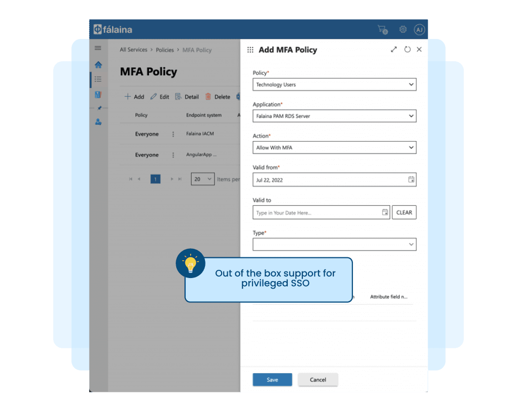 4. Step-up Authentication with MFA for Privileged Access Management (PAM) and Web Single Sign-On (SSO)
